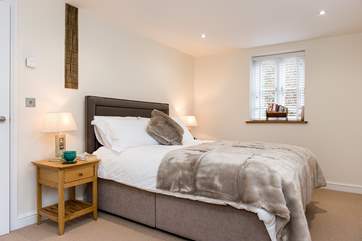 Bedroom One has a really comfortable Hypnos Bed