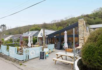 Q - Cafe is just next door for all your tasty holiday treats. 