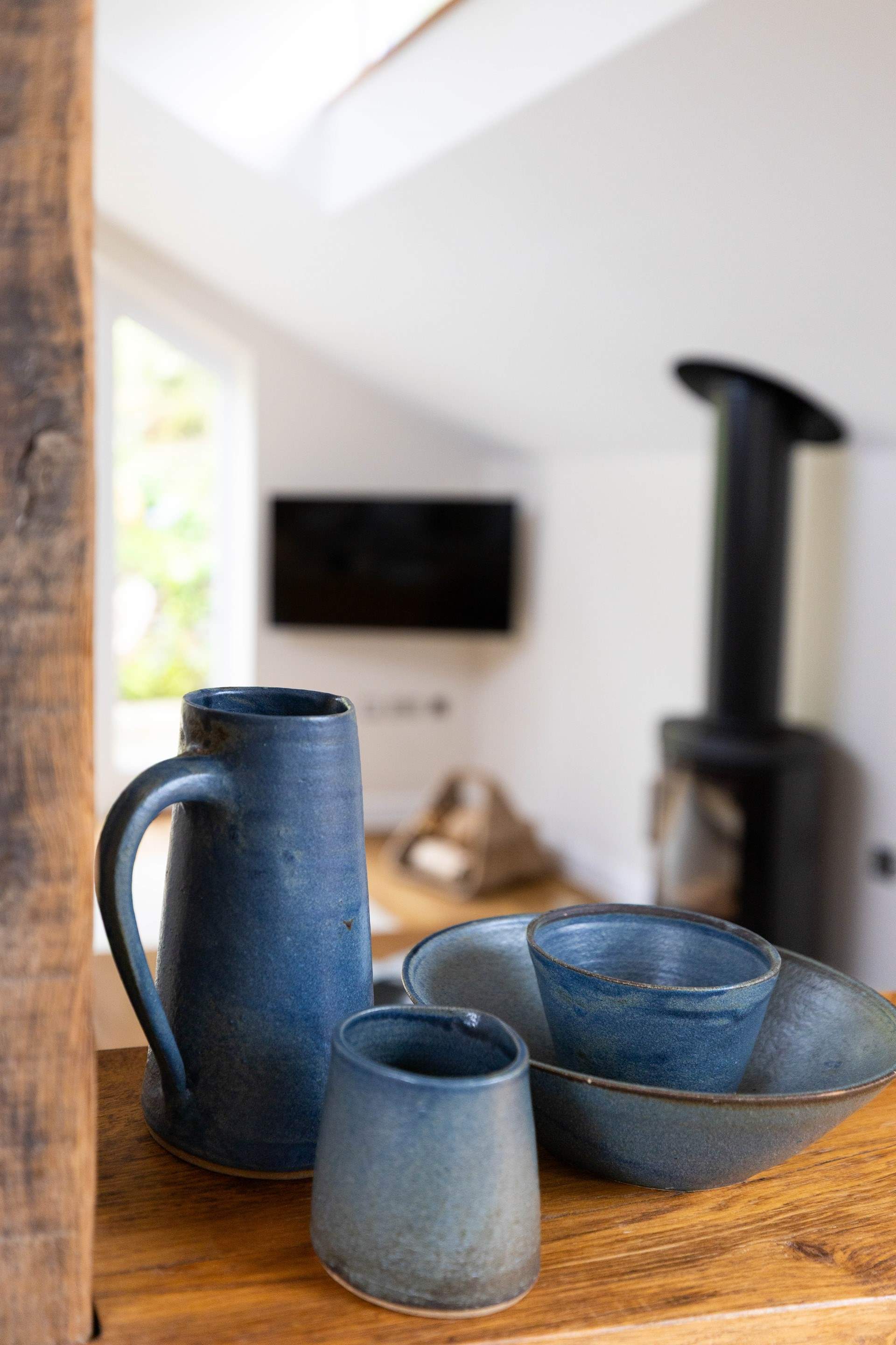 Pottery made from local clay and other local art can be found throughout Little Broghus. 