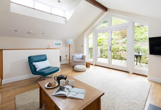 Enjoy opening the doors to your decking watching the birds. 