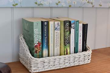 A selection of books to help you chill out and relax in this fabulous setting.