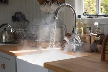Not forgetting piping hot water to your kitchen sink.