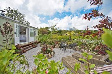 A fabulous patio-area to sit and enjoy the peace and tranquility.