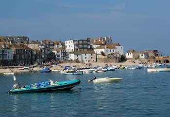 Just a short drive away is the famous artist town of St Ives.