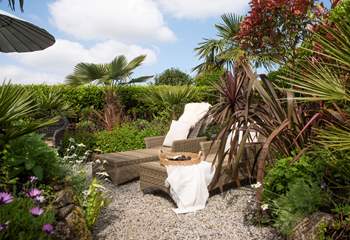 Relax and enjoy the calm and peace around you, with only the sounds of bees buzzing and birds tweeting. 