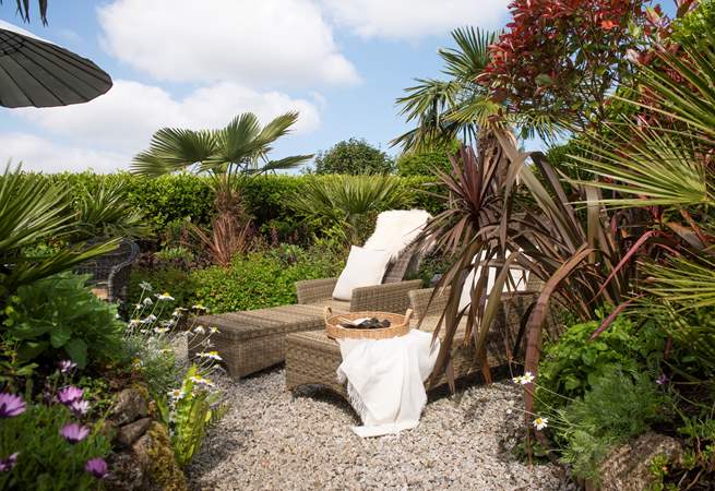 Relax and enjoy the calm and peace around you, with only the sounds of bees buzzing and birds tweeting. 