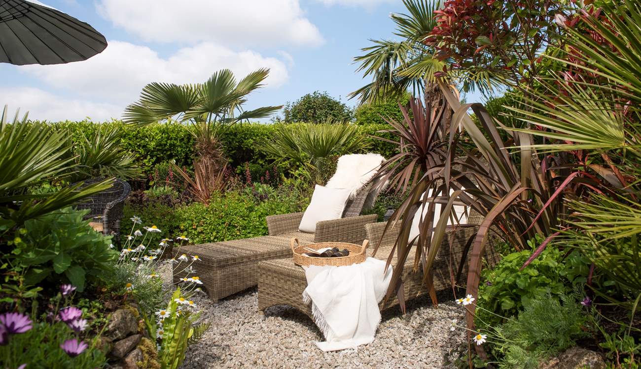 Relax and enjoy the calm and peace around you, with only the sounds of bees buzzing and birds tweeting. 