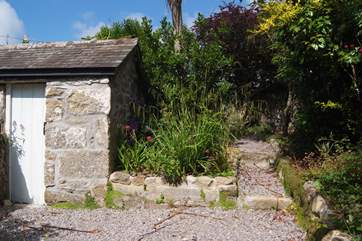 The rear terrace is a sun-trap.