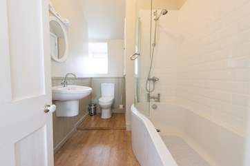 The bathroom.
