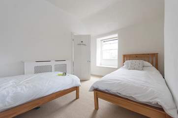 The twin bedroom.