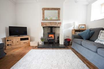 The cosy sitting-room.