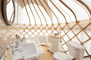 Luxury glamping at its finest.