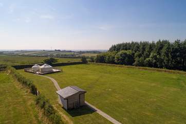 The meadow really is very spacious.