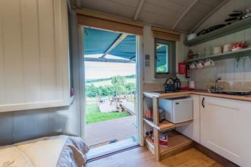 You can even enjoy the fabulous view from your bed.