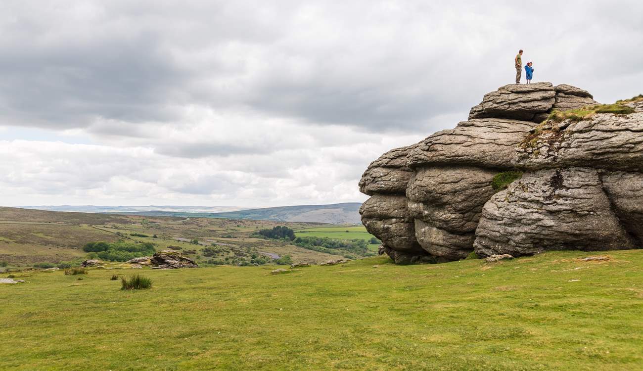 Explore the rugged landscape of Dartmoor National Park during your stay.