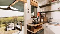 Fresh air flows throughout the hideaway with ease.