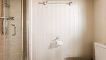 Freshen up in the lovely shower-room after a countryside ramble. 