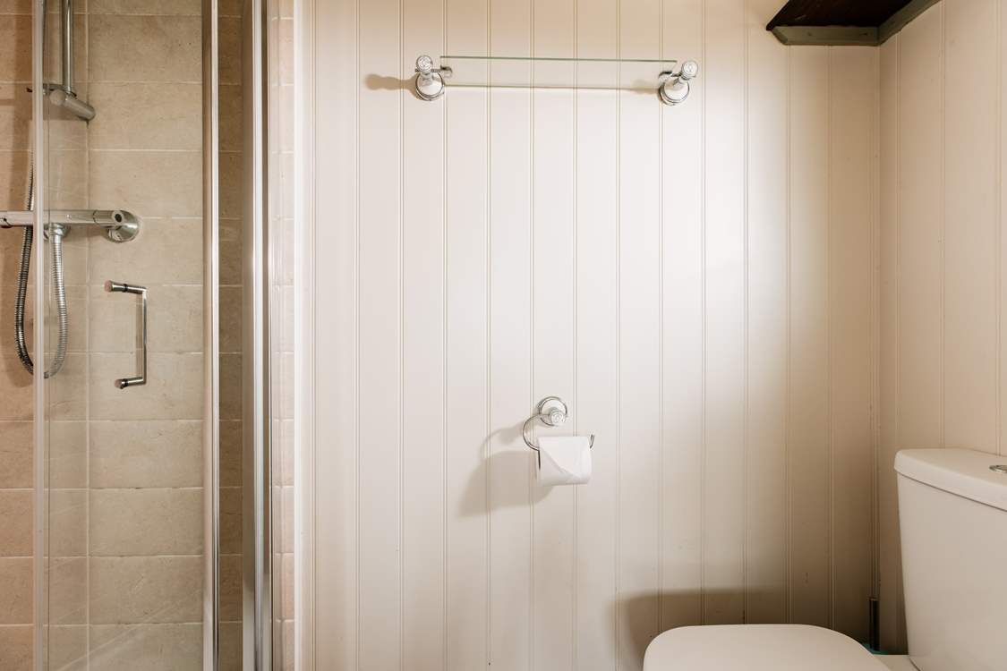 Freshen up in the lovely shower-room after a countryside ramble.