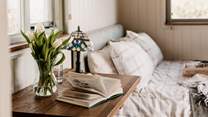 Delve into a good read during your stay. 