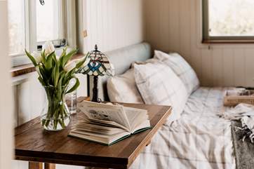 Delve into a good read during your stay.