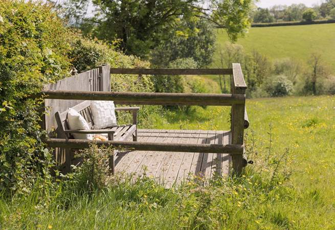 Head around to your secluded decking area... the perfect sunset spot!