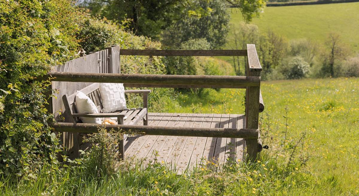 Head around to your secluded decking area... the perfect sunset spot!