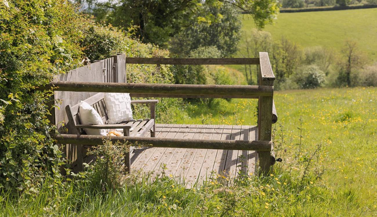 Head around to your secluded decking area... the perfect sunset spot!