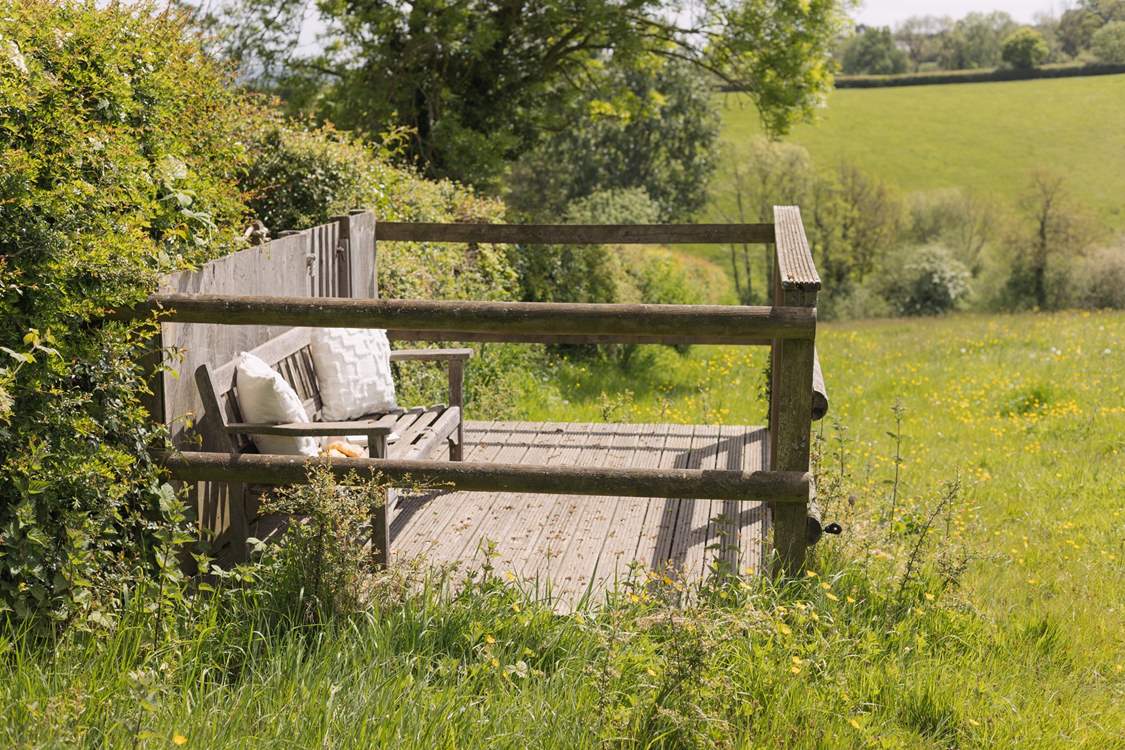 Head around to your secluded decking area... the perfect sunset spot!