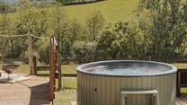 The hot tub is such a special feature. 