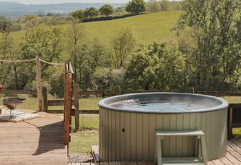 The hot tub is such a special feature. 