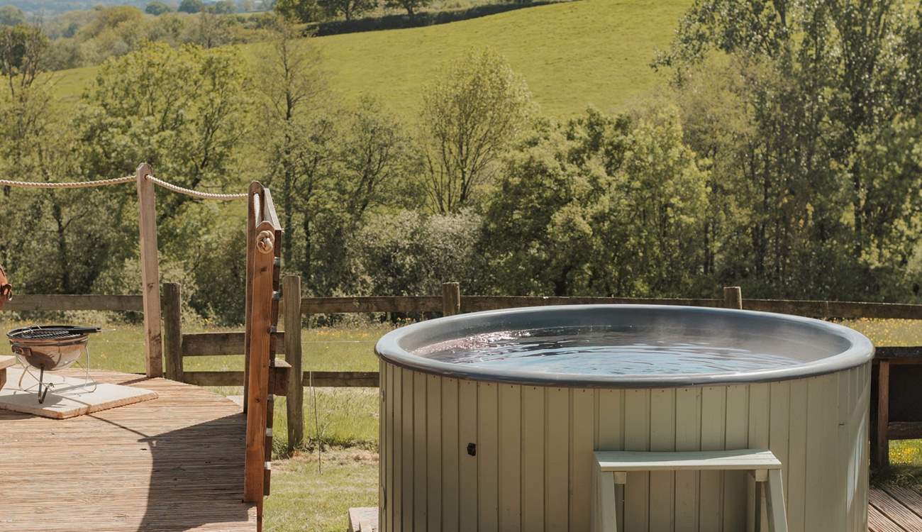 The hot tub is such a special feature. 