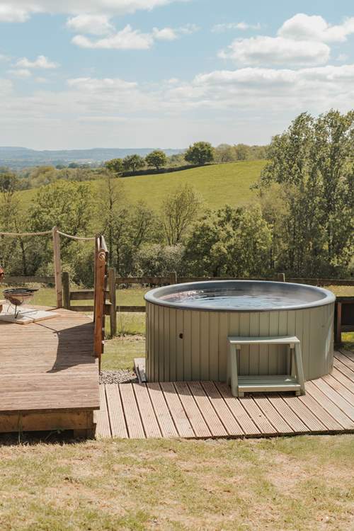 The hot tub is such a special feature.