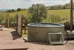 The heavenly hot tub turns daydreams into reality.