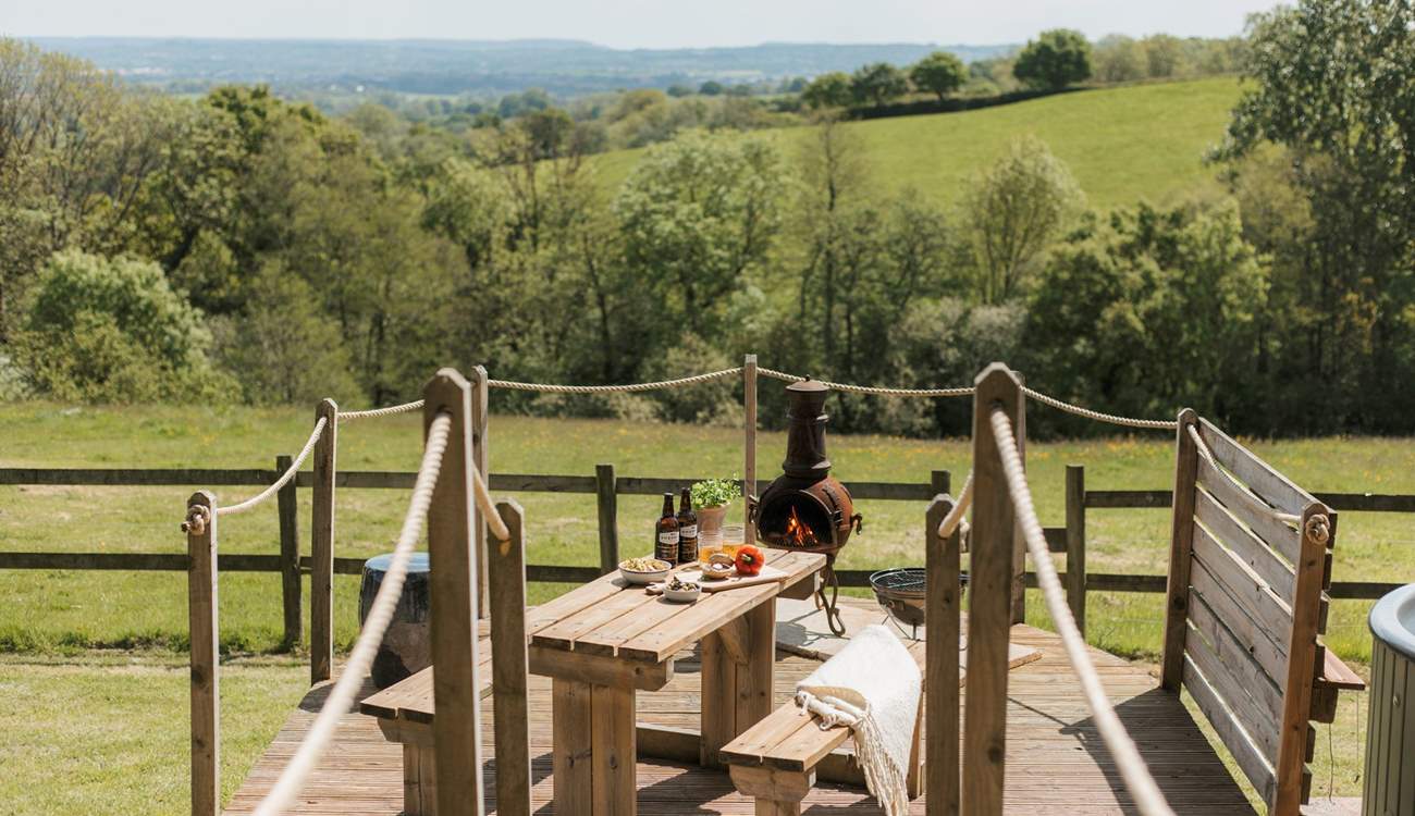 What a location to sit and watch the world go by. 