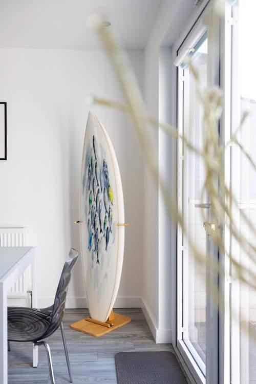 Beautiful finishes throughout this seaside home.