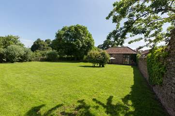 The Barn has a really large, level and fully enclosed garden.
