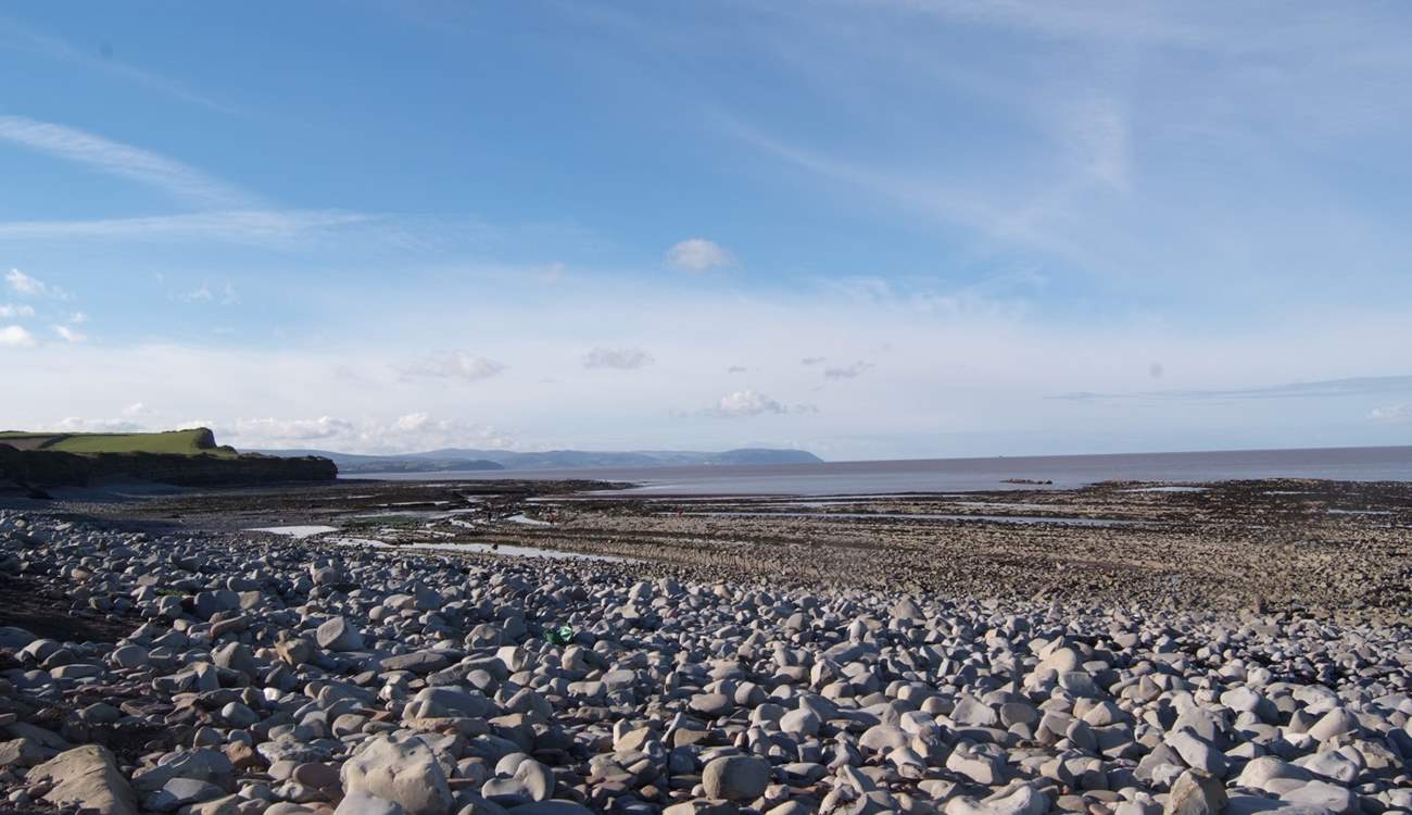 Where the Quantock Hills dip down to the sea, you will find this amazing Jurassic Beach at Kilve.A wonderful place to explore rock pools and rock formations