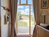 View from the lounge into the rear garden
