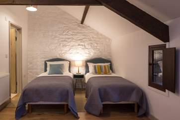 Bedroom 3 is a superb twin room.