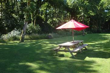 Sitting out in the sunshine in this perfect spot will take some beating.