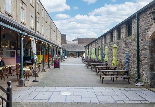 The ancient Pannier Market in Tavistock takes place every Tuesday and Saturday.