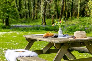 Sitting out in the sunshine in this perfect spot will take some beating.