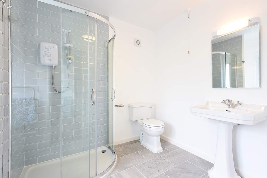 The en suite shower-room to Bedroom 1.