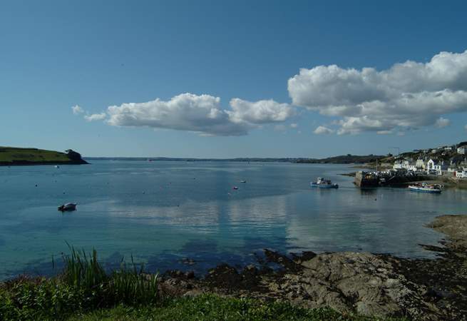 Looking from St Mawes towards Falmouth Bay.