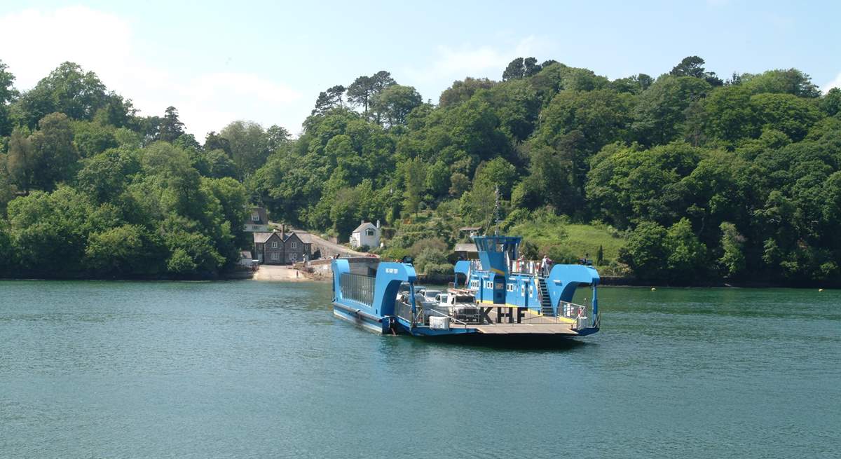 The King Harry Ferry crosses from The Roseland to Trelissick giving easy access to Falmouth and Truro.