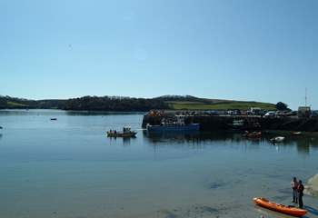 A regular ferry service operates between St Mawes and Falmouth.