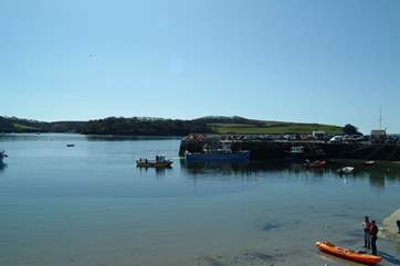 A regular ferry service operates between St Mawes and Falmouth.