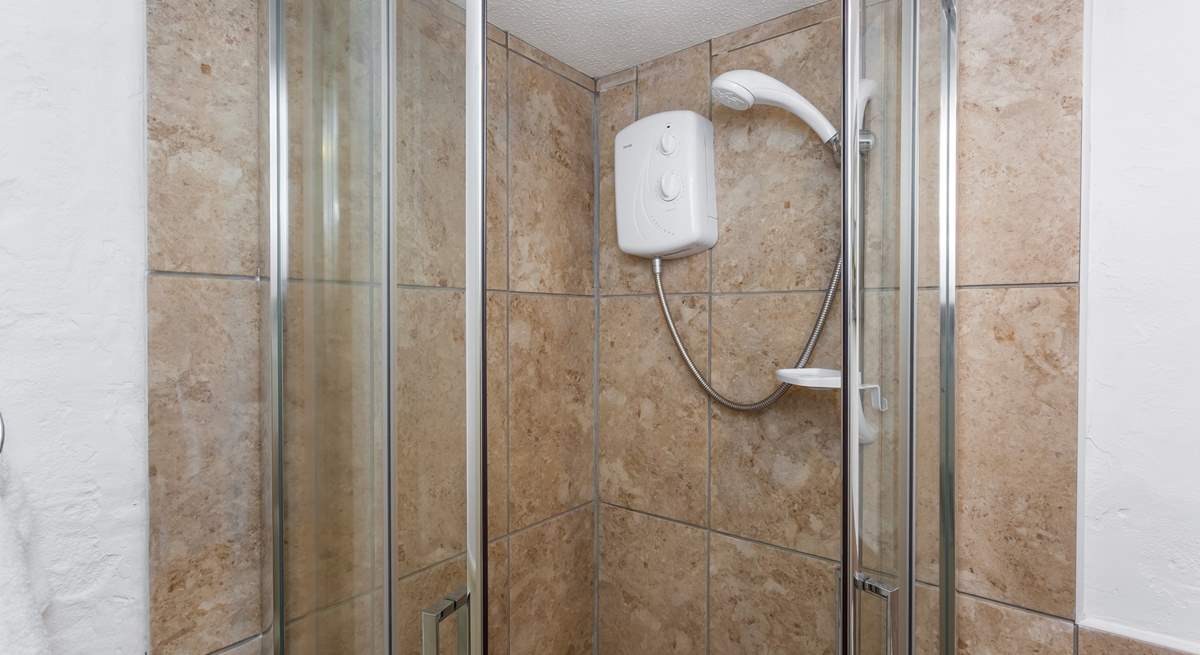 The shower-room on the ground floor.