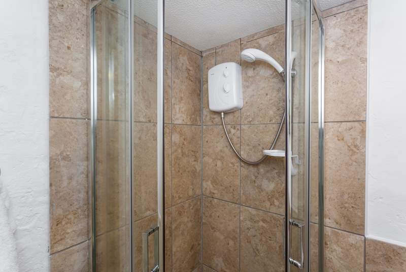 The shower-room on the ground floor.