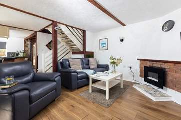 Kick back and relax on the comfy sofas.